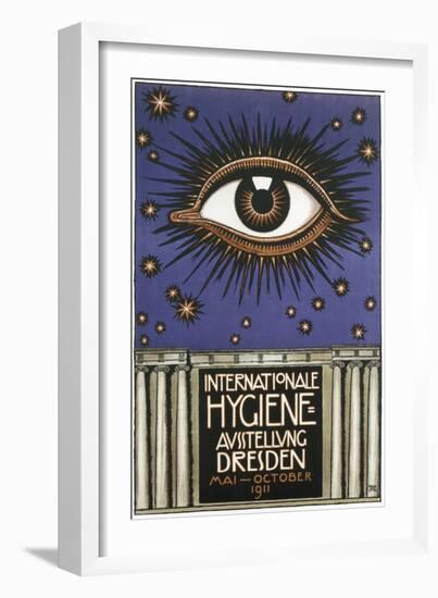 Cosmic Eye International Hygiene-Vintage Apple Collection-Framed Giclee Print