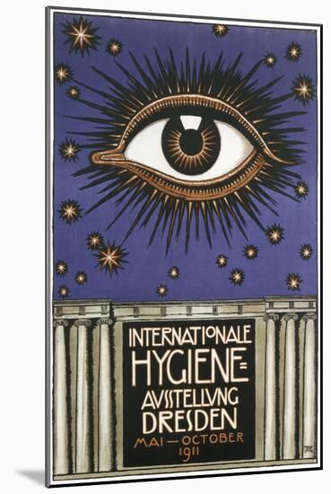 Cosmic Eye International Hygiene-Vintage Apple Collection-Mounted Giclee Print