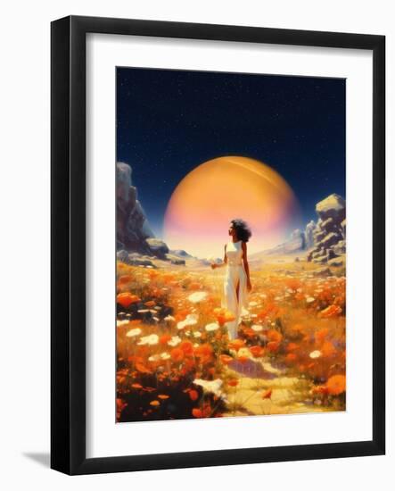 Cosmic Flower Fields-Taudalpoi-Framed Photographic Print