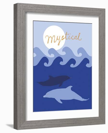 Cosmic Ocean - Swim-Lottie Fontaine-Framed Giclee Print