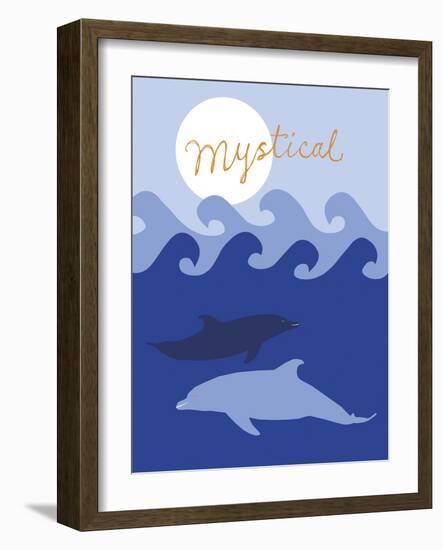 Cosmic Ocean - Swim-Lottie Fontaine-Framed Giclee Print