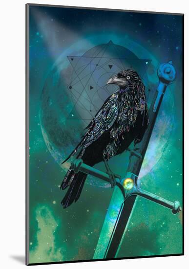 Cosmic Raven-Karin Roberts-Mounted Art Print