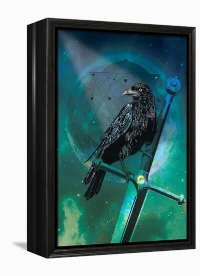 Cosmic Raven-Karin Roberts-Framed Stretched Canvas