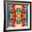 Cosmic Red Ribbon 4-Howie Green-Framed Giclee Print