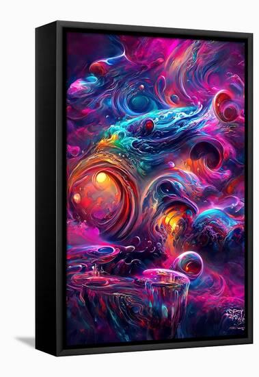 Cosmic Swirls-null-Framed Stretched Canvas