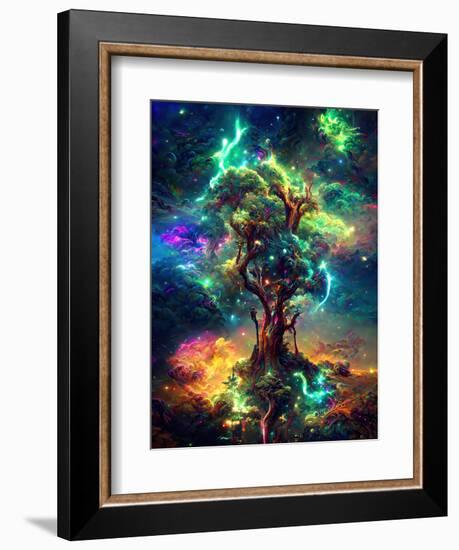 Cosmic Tree of Life-null-Framed Premium Giclee Print