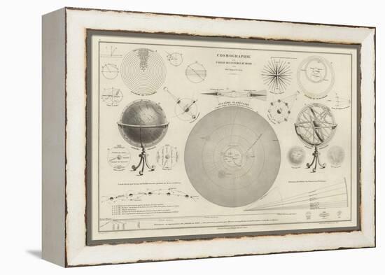 Cosmography, a Collection of Diagrams on Various Planetary Systems-null-Framed Premier Image Canvas