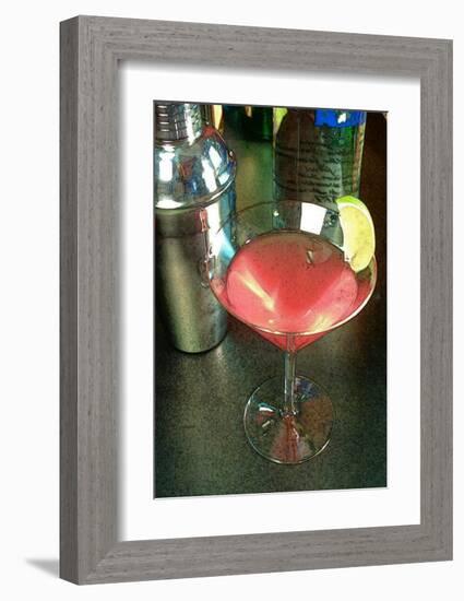 Cosmopolitan Cocktail-Steve Ash-Framed Giclee Print