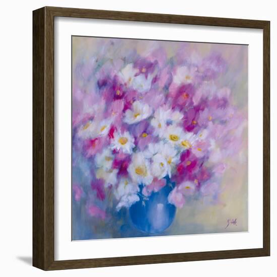 Cosmos et Marguerites-Genevieve Dolle-Framed Giclee Print