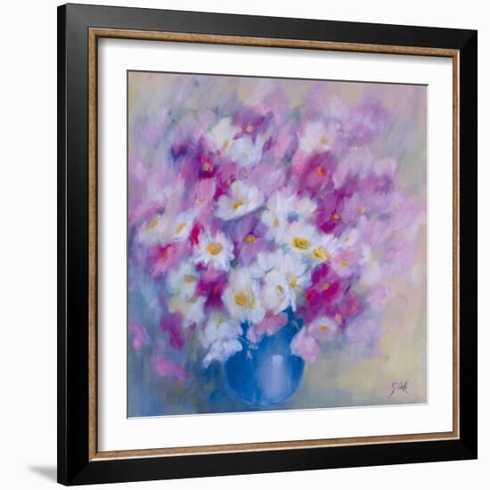 Cosmos et Marguerites-Genevieve Dolle-Framed Giclee Print