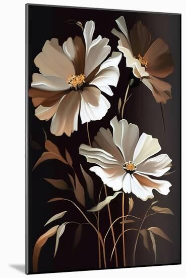 Cosmos Flowers Bouquet-Lea Faucher-Mounted Art Print