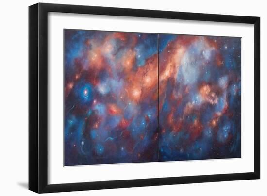 Cosmos I & II, 2017-Lee Campbell-Framed Giclee Print