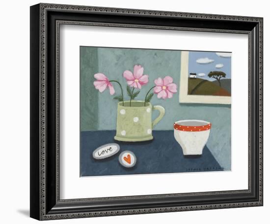 Cosmos, Love Pebbles and Sugar Bowl-Sophie Harding-Framed Giclee Print