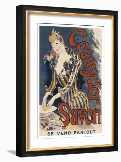 Cosmydor Savon, 1891-Jules Chéret-Framed Giclee Print