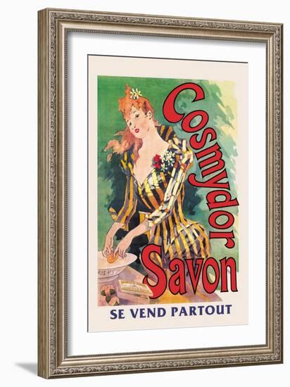 Cosmydor Savon-Jules Chéret-Framed Art Print