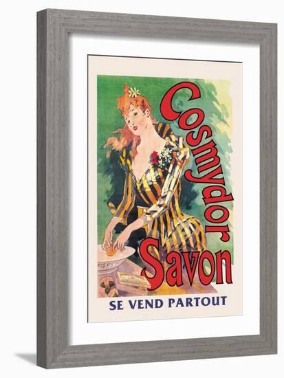 Cosmydor Savon-Jules Chéret-Framed Art Print
