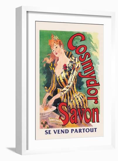 Cosmydor Savon-Jules Chéret-Framed Art Print