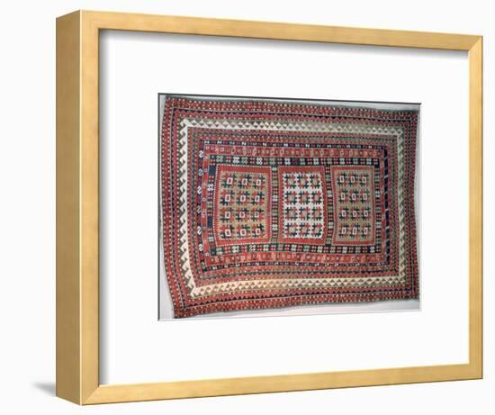 Cossack rug, Bordjalou district, Caucasus. Artist: Unknown-Unknown-Framed Giclee Print