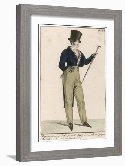 Cossack Trousers 1820-null-Framed Art Print