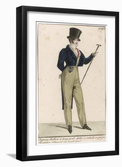 Cossack Trousers 1820-null-Framed Art Print