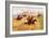 Cossacks Charging Into Battle-Franz Roubaud-Framed Giclee Print