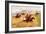 Cossacks Charging Into Battle-Franz Roubaud-Framed Giclee Print