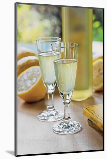 Costa D' Amalfi and Penisola Sorrentina Lemon Liquor-null-Mounted Photographic Print