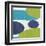 Costa Del Sol I Blue Green-Michael Mullan-Framed Art Print