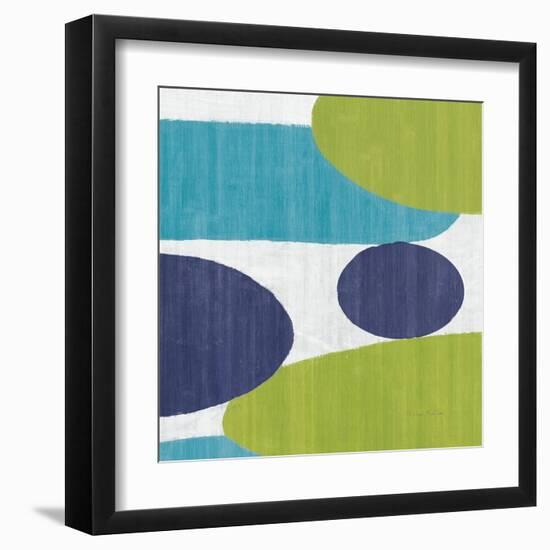 Costa Del Sol I Blue Green-Michael Mullan-Framed Art Print