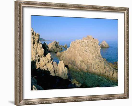 Costa Paradiso, Sassari Province, Island of Sardinia, Italy, Mediterranean-Bruno Morandi-Framed Photographic Print