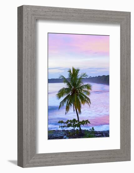 Costa Rica, Cahuita, Cahuita National Park, Lowland Tropical Rainforest, Caribbean Coast, Dawn-John Coletti-Framed Photographic Print