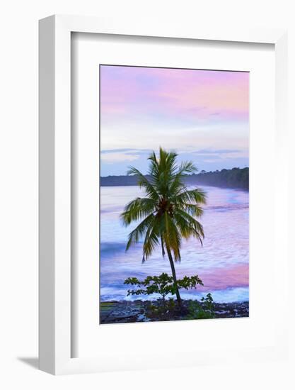 Costa Rica, Cahuita, Cahuita National Park, Lowland Tropical Rainforest, Caribbean Coast, Dawn-John Coletti-Framed Photographic Print