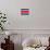 Costa Rica Flag Design with Wood Patterning - Flags of the World Series-Philippe Hugonnard-Framed Stretched Canvas displayed on a wall