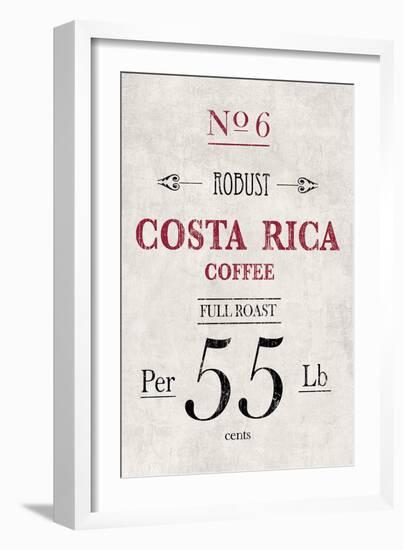 Costa Rican Coffee-The Vintage Collection-Framed Giclee Print