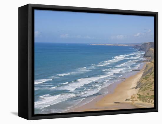 Costa Vincentina, Praia Do Castelejo and Cordama Beaches, Algarve, Portugal-Neale Clarke-Framed Premier Image Canvas