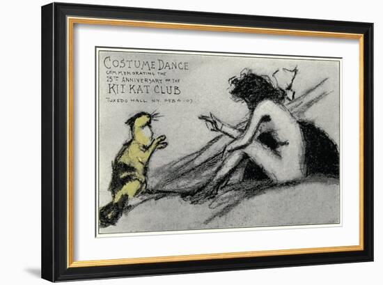 Costume Dance Kit Kat Club-null-Framed Art Print