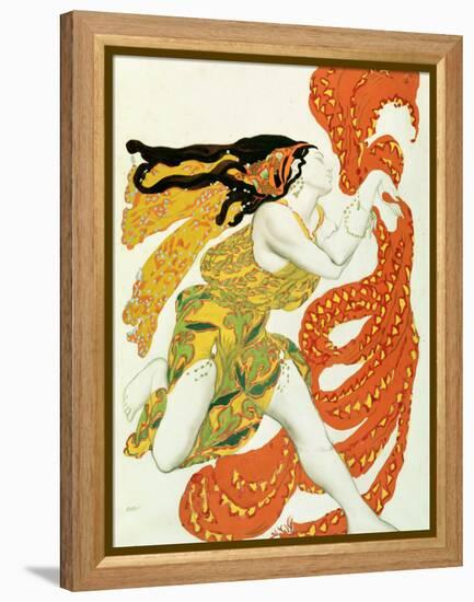 Costume Design for a Bacchante in "Narcisse" by Tcherepnin, 1911-Leon Bakst-Framed Premier Image Canvas