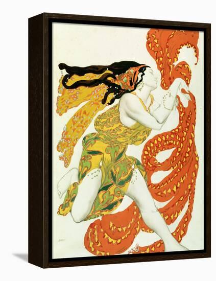 Costume Design for a Bacchante in "Narcisse" by Tcherepnin, 1911-Leon Bakst-Framed Premier Image Canvas