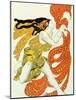 Costume Design for a Bacchante in "Narcisse" by Tcherepnin, 1911-Leon Bakst-Mounted Giclee Print