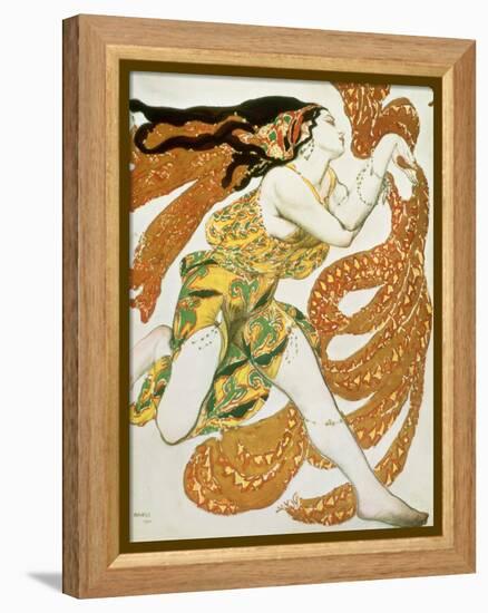 Costume Design for a Bacchante in "Narcisse" by Tcherepnin, 1911-Leon Bakst-Framed Premier Image Canvas