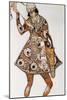 Costume Design for a Ballet by Igor Stravinsky, 1913-Leon Bakst-Mounted Giclee Print