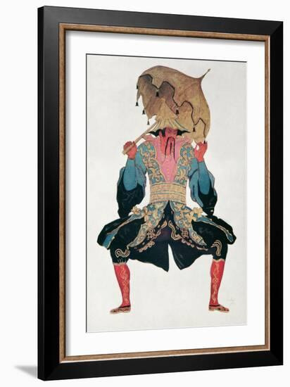 Costume Design For a Chinaman, from Sleeping Beauty, 1921-Leon Bakst-Framed Giclee Print