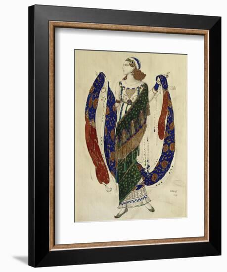 Costume Design for a Dancer from 'Cleopatra', 1910-Leon Bakst-Framed Giclee Print