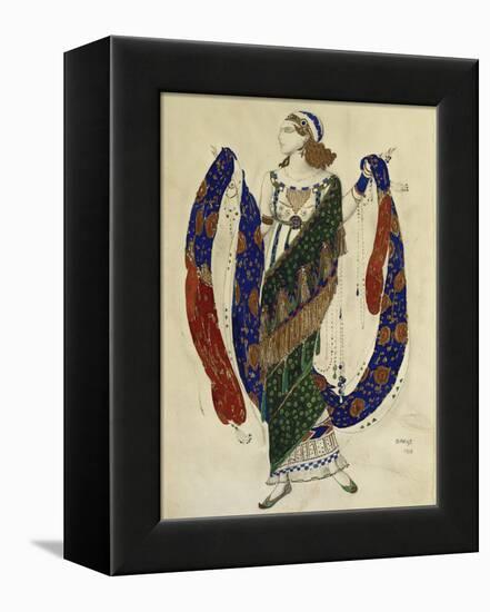 Costume Design for a Dancer from 'Cleopatra', 1910-Leon Bakst-Framed Premier Image Canvas