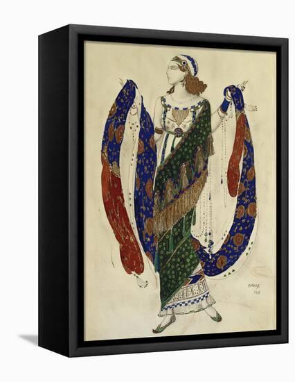 Costume Design for a Dancer from 'Cleopatra', 1910-Leon Bakst-Framed Premier Image Canvas
