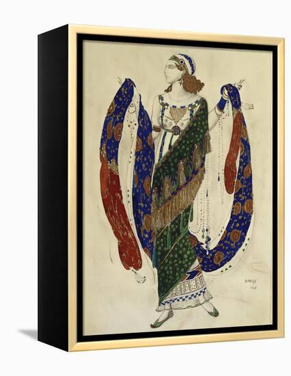 Costume Design for a Dancer from 'Cleopatra', 1910-Leon Bakst-Framed Premier Image Canvas