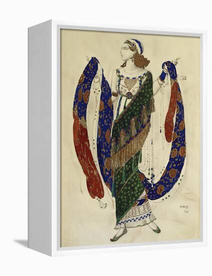 Costume Design for a Dancer from 'Cleopatra', 1910-Leon Bakst-Framed Premier Image Canvas