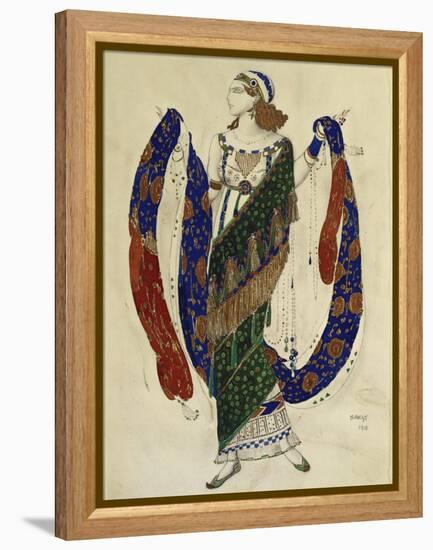 Costume Design for a Dancer from 'Cleopatra', 1910-Leon Bakst-Framed Premier Image Canvas