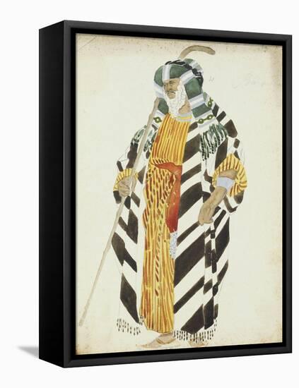 Costume Design for a Dancer from 'Suite Arabe'-Leon Bakst-Framed Premier Image Canvas