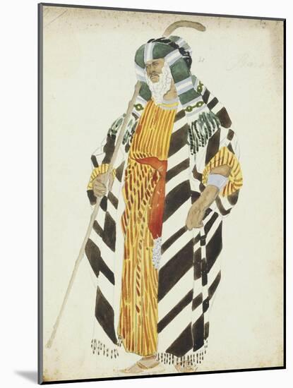 Costume Design for a Dancer from 'Suite Arabe'-Leon Bakst-Mounted Giclee Print